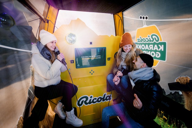 Ricola lanciert die erste Karaoke-Gondel der Welt / Weltneuheit in der Jungfrauregion (Schweiz)
