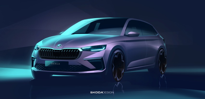 Erster Ausblick auf die aufgewerteten Versionen von Škoda Scala und Kamiq