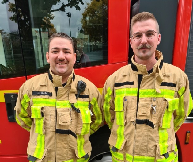FW Bergheim: Aktion &quot;NovemBart&quot;: Feuerwehrleute lassen sich wieder Bart für guten Zweck wachsen