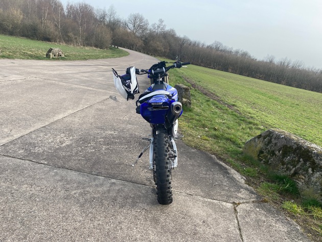 POL-PDTR: Motocross sichergestellt - nicht verkehrssicher!