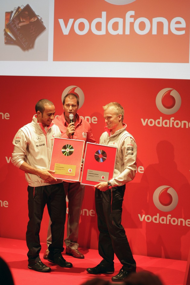 Motorsport meets Music: Vodafone Music Memory mit Lewis Hamilton und Heikki Kovalainen