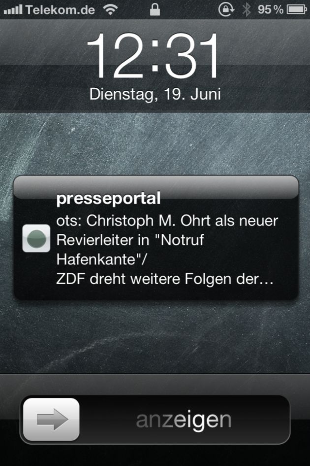 Unternehmensinformationen jetzt noch einfacher abonnieren mit der neuen App-Version von Presseportal.de (BILD)