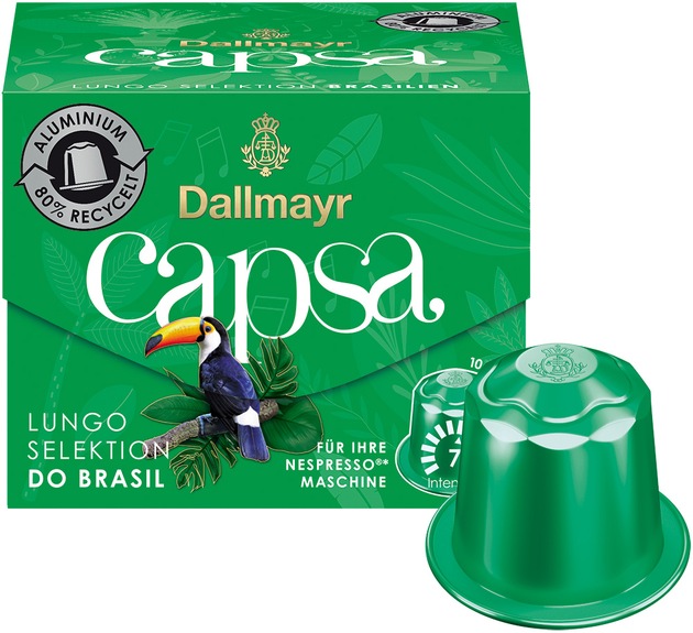 Selektion des Jahres Do Brasil / Dallmayr präsentiert ein neues Highlight aus der Crema d&#039;Oro Linie