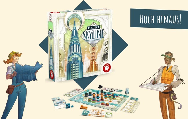 Hoch hinaus mit "Project Skyline" - Innovatives Strategiespiel von Piatnik