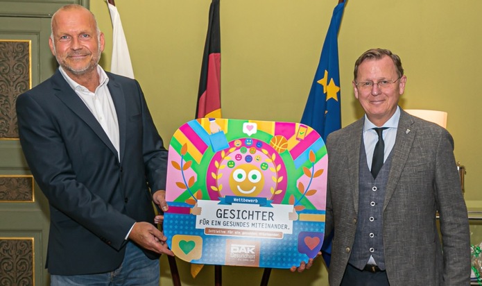 Ministerpräsident Ramelow startet DAK-Wettbewerb &quot;Gesichter für ein gesundes Miteinander&quot; in Thüringen