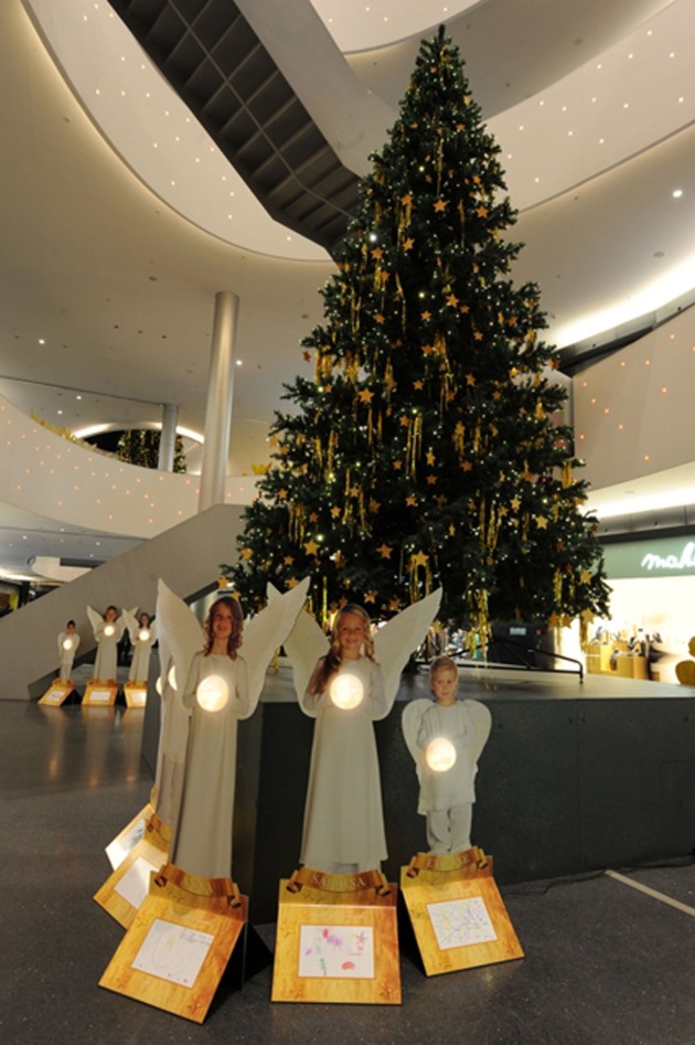 Lichterglanz und Engel: Weihnachten in Sihlcity