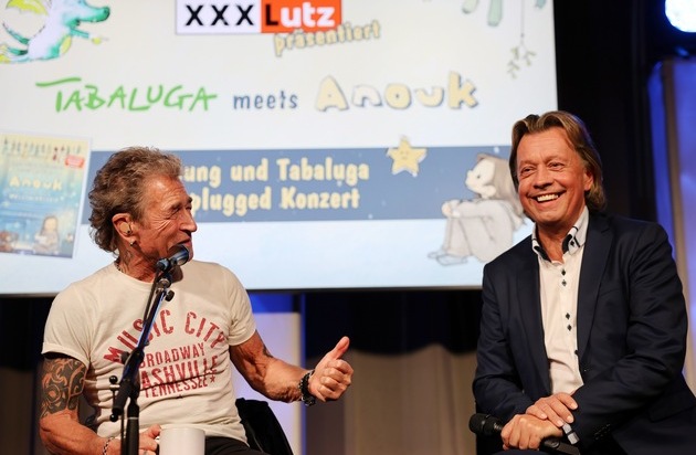 XXXLutz Deutschland: XXXL-Momente für die Ewigkeit: Hendrikje Balsmeyer, Peter Maffay und Band begeistern beim XXXLutz Charity-Event in Frankfurt