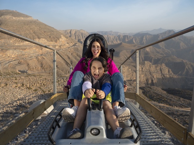 Nervenkitzel pur: Eine Fahrt durchs Jebel Jais Gebirge - Der Jais Sledder ist die neueste Attraktion in Ras Al Khaimah