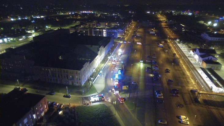 FW-KLE: Weiteres Brandereignis an der Van-den-Bergh-Straße am Sonntagabend