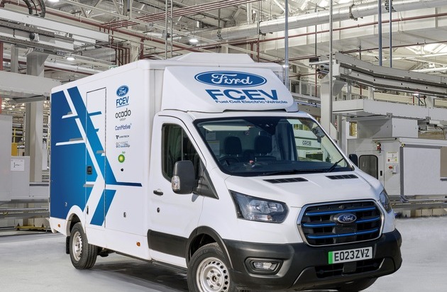 Ford-Werke GmbH: Ford E-Transits mit Brennstoffzellen sollen im Pilotversuch ihre Vorteile bei Reichweite und Betriebszeiten nachweisen
