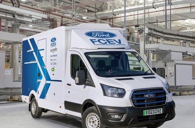 Ford-Werke GmbH: Ford E-Transits mit Brennstoffzellen sollen im Pilotversuch ihre Vorteile bei Reichweite und Betriebszeiten nachweisen