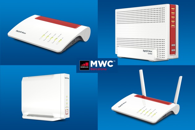 AVM auf dem MWC 2022: Produktpremiere für Glasfaser - Wi-Fi 6 und WLAN-Mesh fürs digitale Zuhause