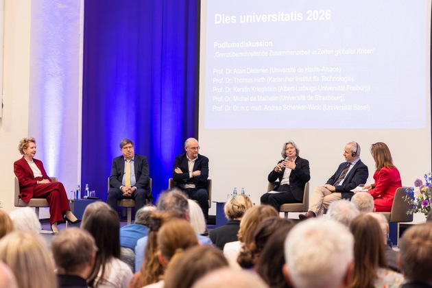 Dies Universitatis: Grenz&uuml;bergreifende Zusammenarbeit in Zeiten globaler Krisen
