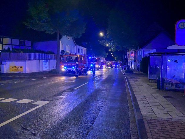 FW-MK: Kaminbrand an der Hagener Straße