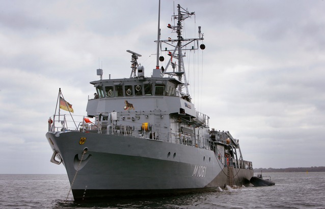 Marine - Pressemitteilung / Pressetermin: Minentauchereinsatzboot &quot;Rottweil&quot; kehrt zurück aus NATO-Einsatz (mit Bild)