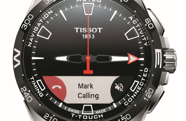 Tissot: Smarte Weihnachten: Tissot bringt T-Touch Connect Solar Uhr auf den Markt / Erste Armbanduhr mit Smartphone-Konnektivität, Touchbedienung, Solarbetrieb und 6 Monaten Laufzeit ohne stationäres Laden