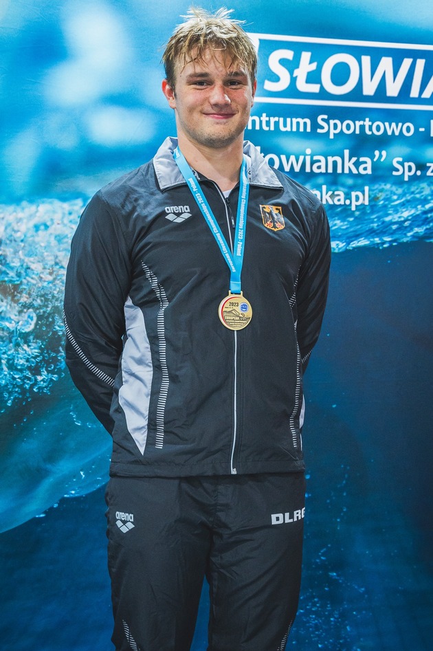 Rettungsschwimmer der DLRG Kelkheim ist dreifacher Junioren-Europameister