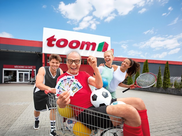 toom ist erstmals Partner der REWE Erfolgsaktion Scheine für Vereine / Ab 7. September Vereinsscheine sammeln und Amateur-Sportvereine unterstützen