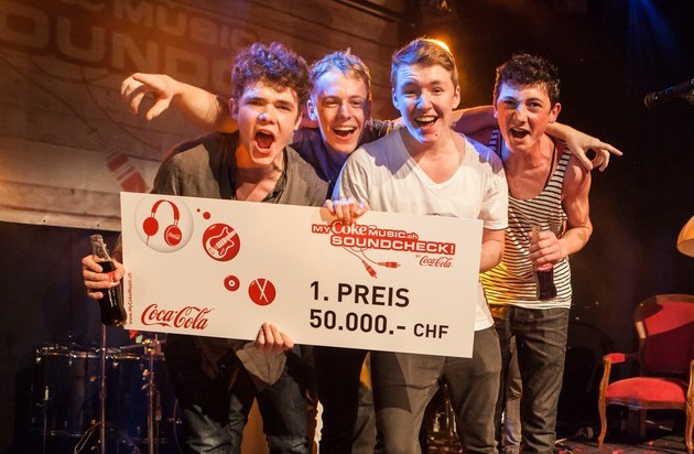 Coca-Cola Schweiz GmbH: «The Bullet» remporte le MyCokeMusic Soundcheck 2013