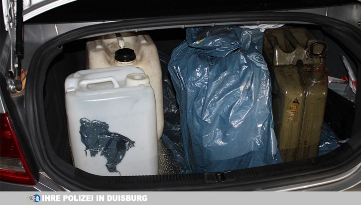 POL-DU: Bruckhausen: Verdacht des Kraftstoffdiebstahls - Zeugen gesucht