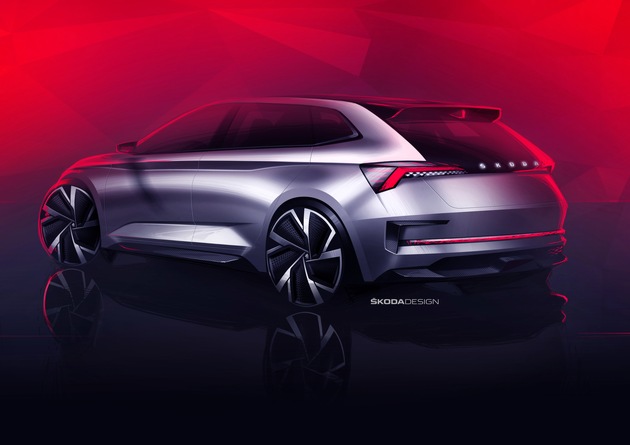 SKODA VISION RS zeigt Design für nächste RS-Generation und gibt Ausblick auf ein künftiges Kompaktfahrzeug