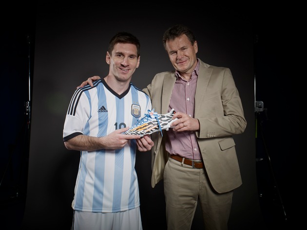 Messi-Schuh exklusiv bei Intersport (BILD)