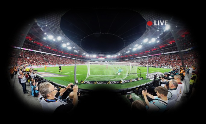 Erfolgreiche Weltpremiere beim DFL-Supercup - SOFTSEED-Technologies produziert Immersive-Reality live in 360 Grad, 10k, 3D und minimaler Latenz