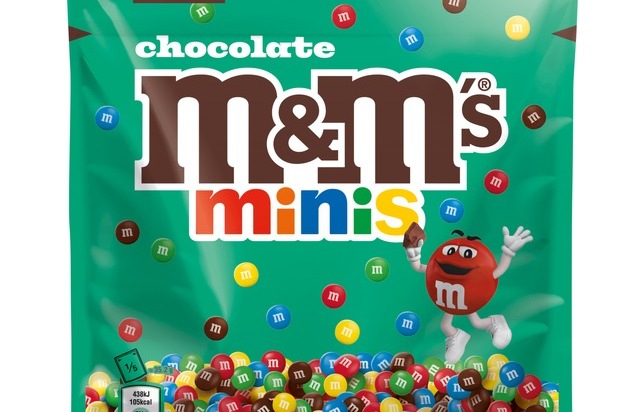 Mars Schweiz AG: Die neuen M&M's Minis: Großer Spaß im kleinen Format