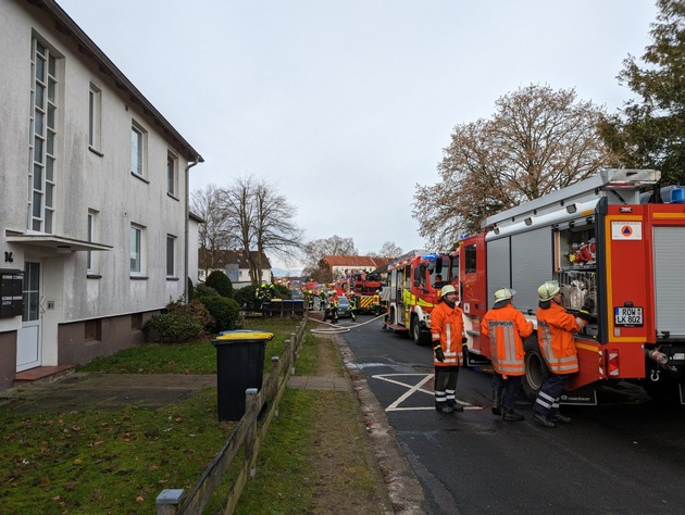 FW-ROW: Wohnungsbrand in Rotenburg (Wümme)