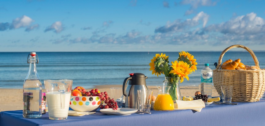 Frühstück mit Meerblick: &quot;Ostsee-Strandfrühstück&quot; geht am 1. Juli in die fünfte Runde