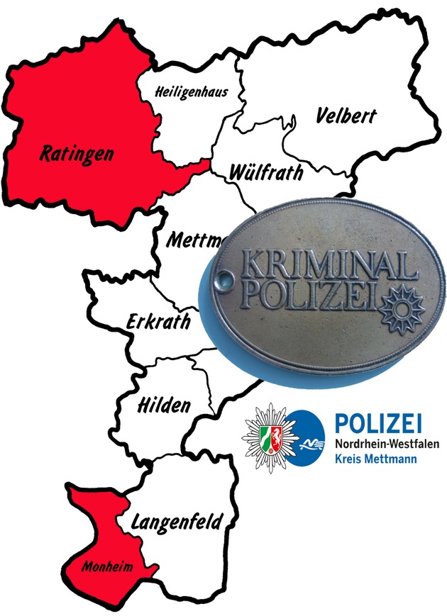 POL-ME: Einbrüche aus dem Kreisgebiet - Ratingen / Monheim - 2107140
