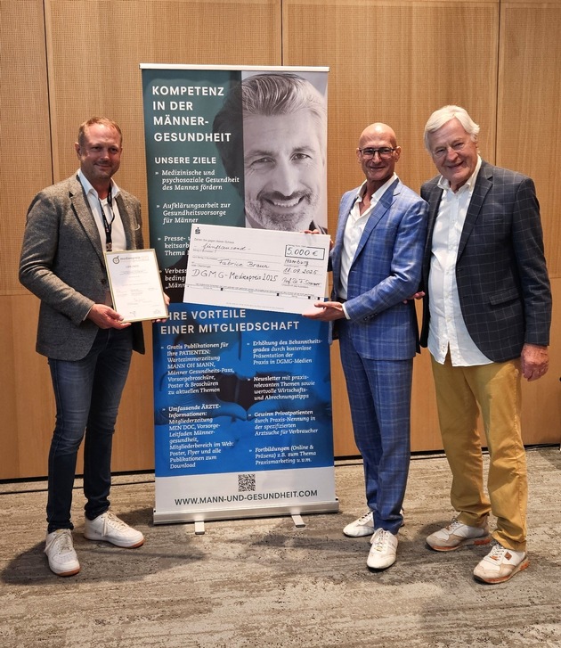 Pressemitteilung Dritter: Bekanntgabe des Gewinners des „Medienpreises 2025 Männergesundheit“