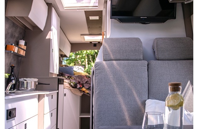 FRANKIA-GP GmbH: Campervan-Flexibilität trifft Liner-Komfort: Microliner Yucon by FRANKIA jetzt mit neuem Grundriss