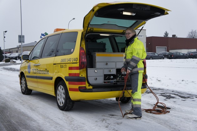 Kältewelle: Weiterhin Hochbetrieb beim TCS