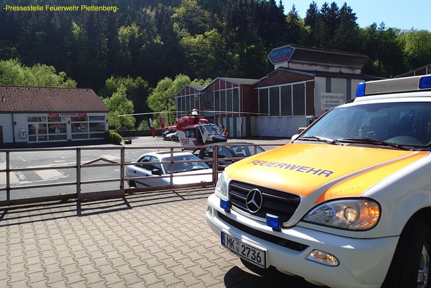 FW-PL: Medizinischer Notfall bei Kleinkind sorgte für Einsatz des Rettungshubschraubers