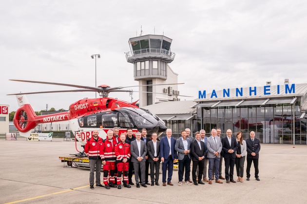 DRF Luftrettung erhält Zuschlag im Vergabeverfahren Mannheim / Christoph 53 künftig für Primär- und Sekundäreinsätze startklar