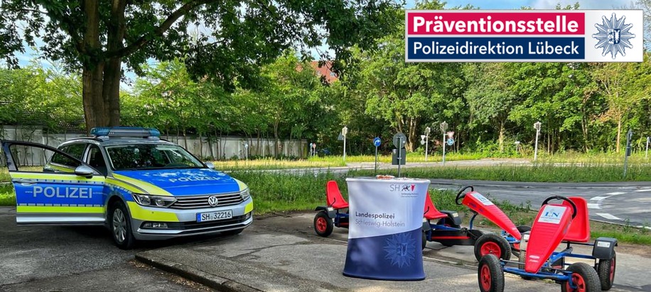 POL-HL: HL-OH / Jugendverkehrsschule - Präventionsstelle der Polizeidirektion Lübeck übt auch in den Ferien