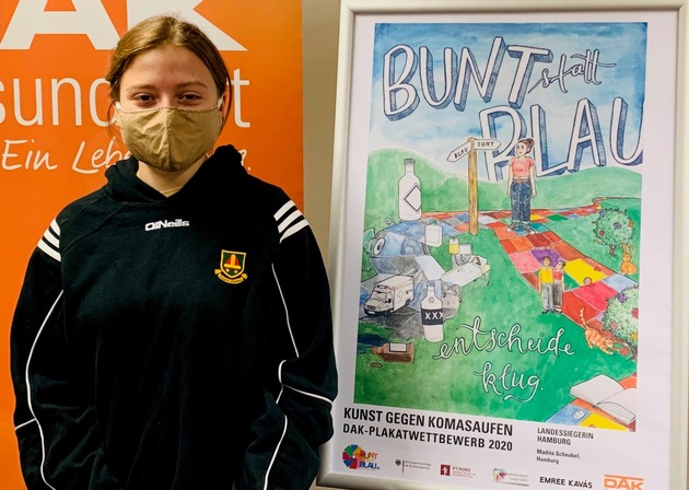 Hamburg: Schülerin aus Harvestehude gewinnt Plakatwettbewerb gegen Komasaufen