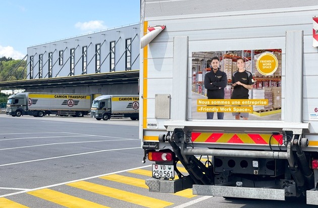 Camion Transport AG: Label "Friendly Work Space", Camion Transport déploie la certification de qualité sur la route