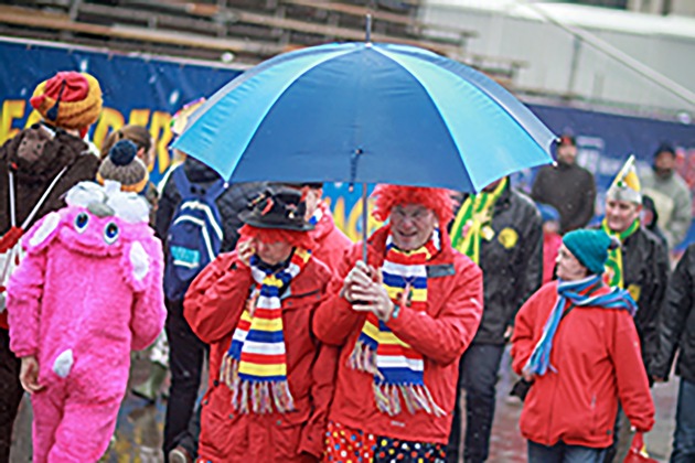 Karneval: Schirm nicht vergessen!