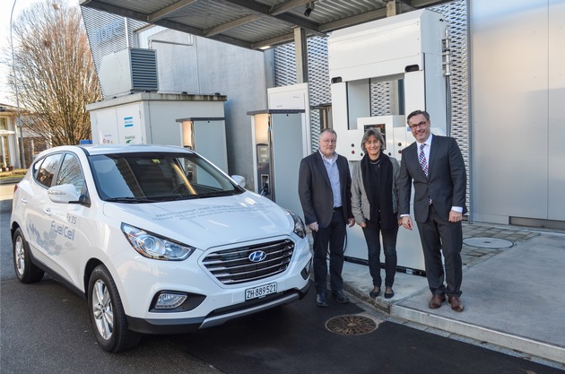 I clienti privati svizzeri ed Empa a Dübendorf puntano sulla prima vettura a idrogeno al mondo prodotta in serie di Hyundai