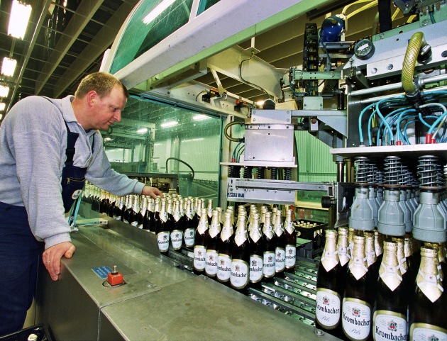 Krombacher Brauerei mit dem höchsten Ausstoß ihrer Geschichte