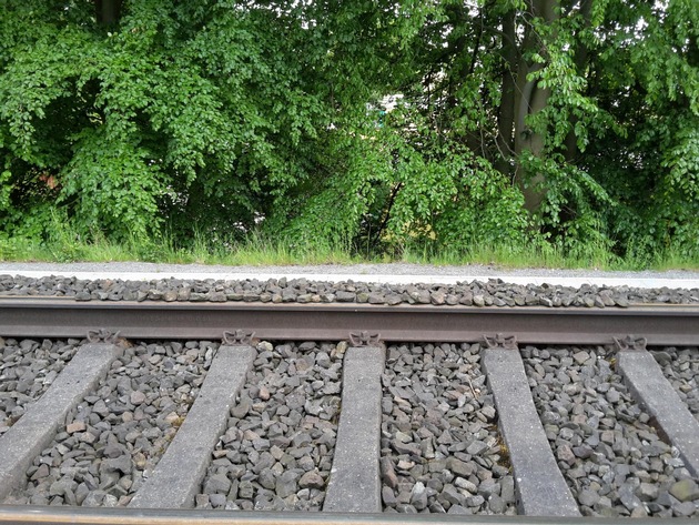 BPOL-BadBentheim: Steine und Holzpfähle auf Bahngleise gelegt / Intercity muss Schnellbremsung einleiten