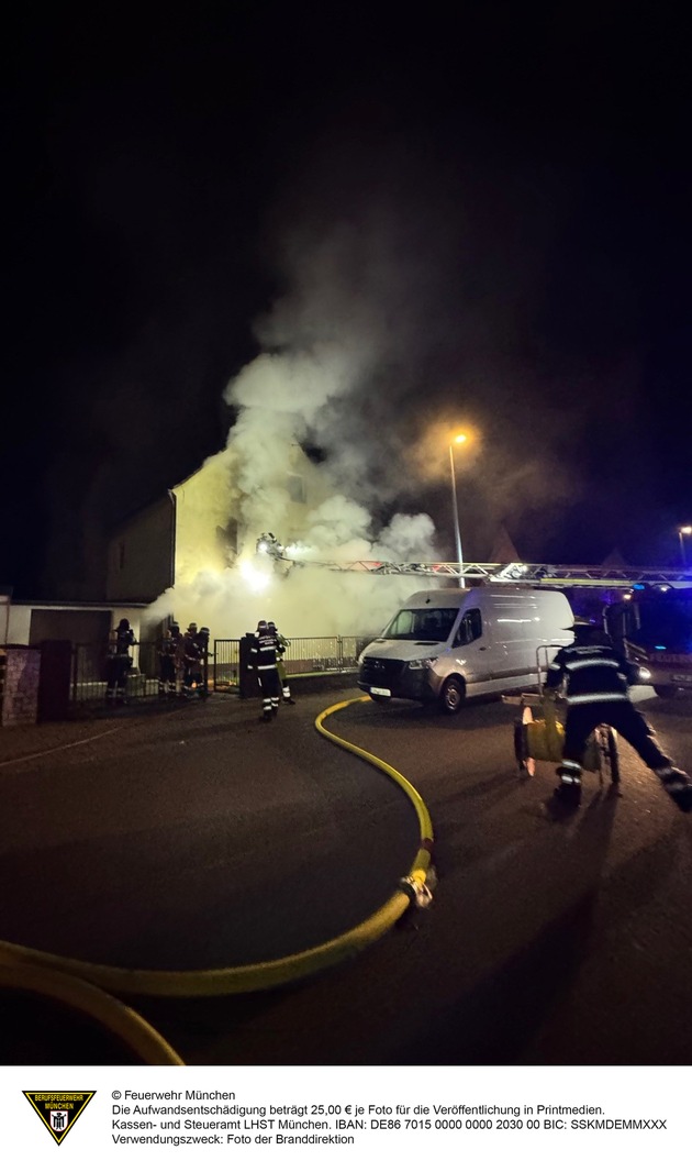 FW-M: Wochenendrückblick der Feuerwehr München für den 7. bis 9. November 2025