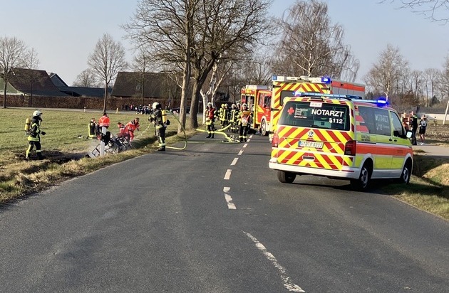 POL-STD: 65-jähriger Quadfahrer unter Alkohol bei Unfall in der Gemarkung Ahlerstedt schwer verletzt, Bedrohungslage in Buxtehude-Ottensen glimpflich beendet