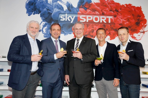 Sky Sport News HD ab sofort für jedermann:Knapp 200 geladene Gäste aus Sport, Politik, Wirtschaft und Medien feiern den Start ins Free-TV
