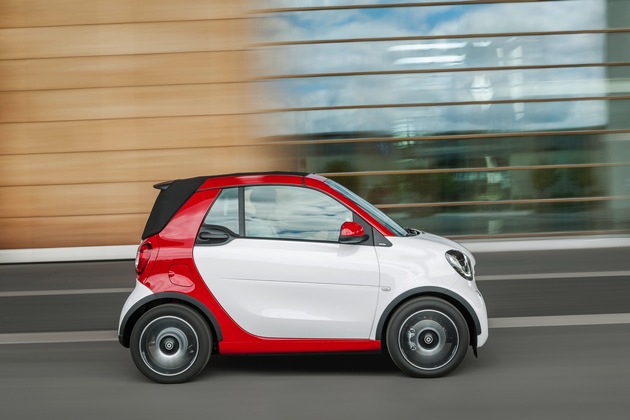 smart alla IAA 2015 - Debutto internazionale della smart fortwo cabrio