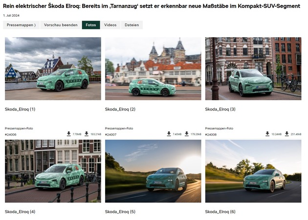 Rein elektrischer Škoda Elroq: Bereits im ‚Tarnanzug‘ setzt er erkennbar neue Maßstäbe im Kompakt-SUV-Segment