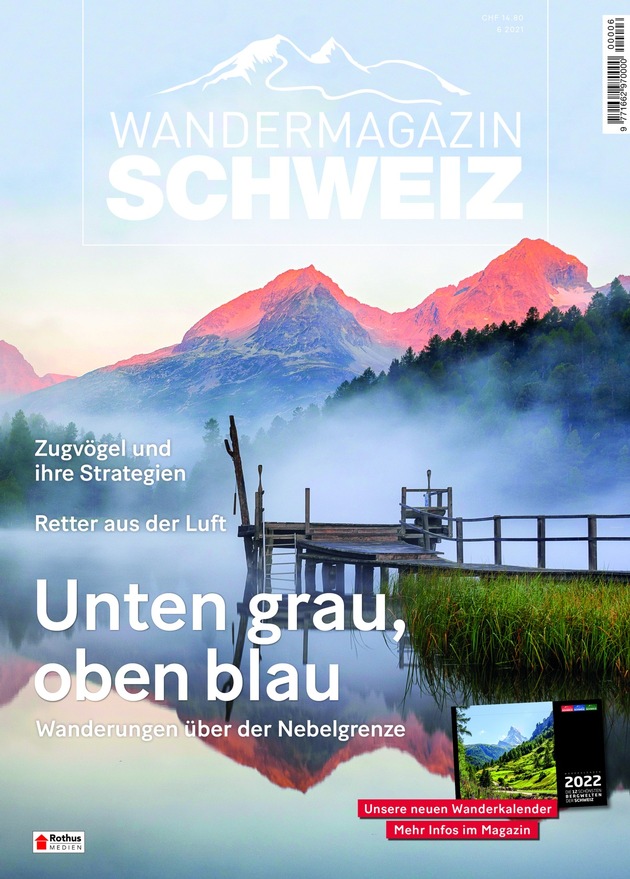Neue Ausgabe Wandermagazin SCHWEIZ 6_2021