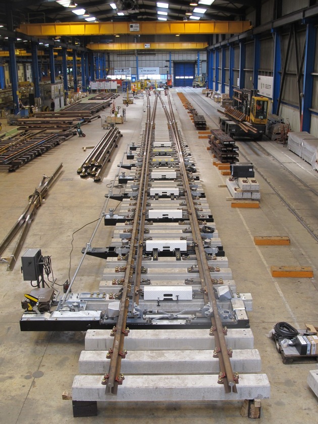 Intelligente Weichen f&uuml;r belgische Hochgeschwindigkeitsstrecke